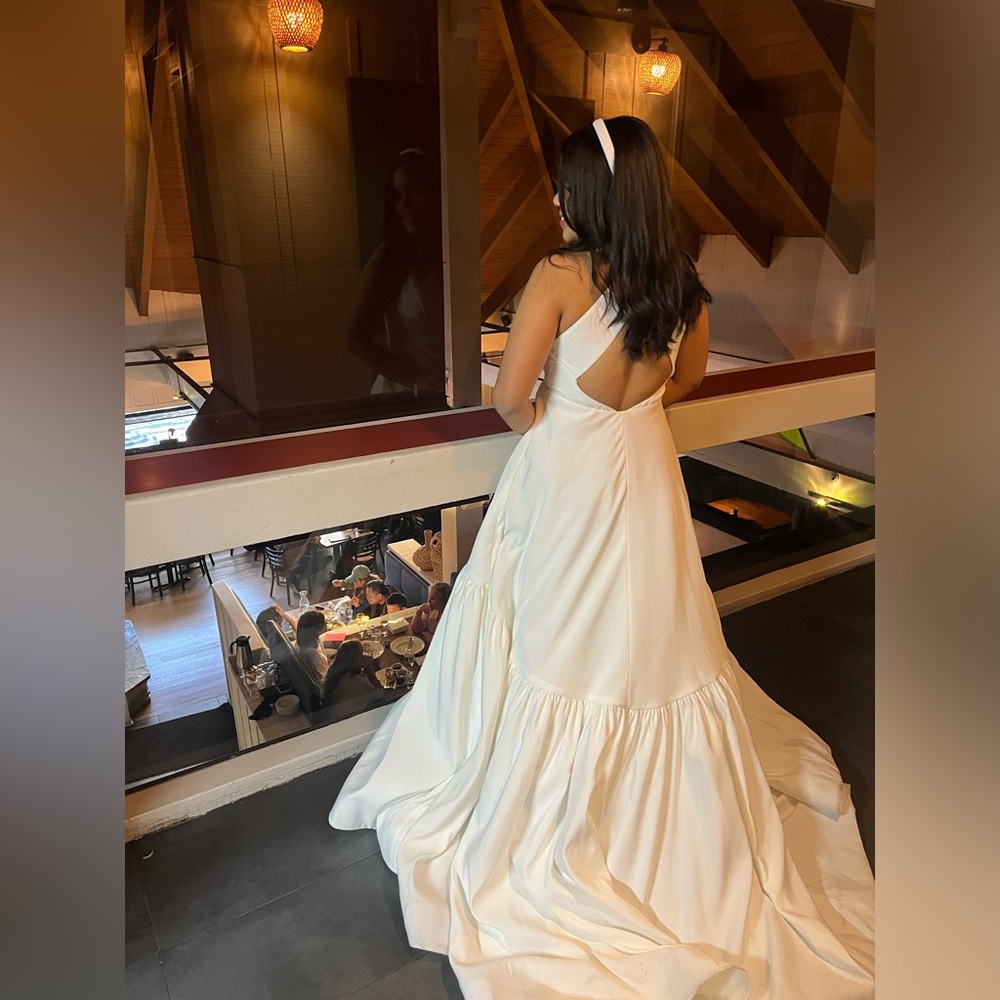 Nouvelle Amsale Ivory Wedding Dress (Size 10)
